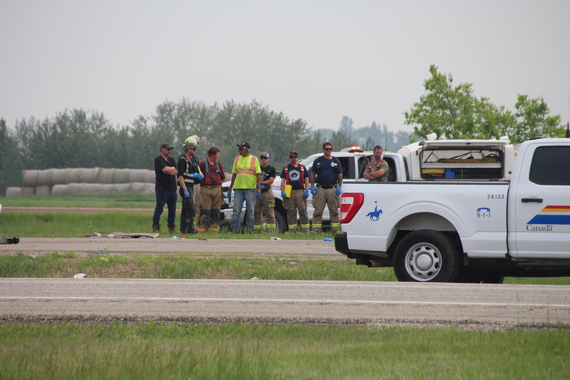 UPDATE Crash near Carberry with semitruck and HandiTransit van